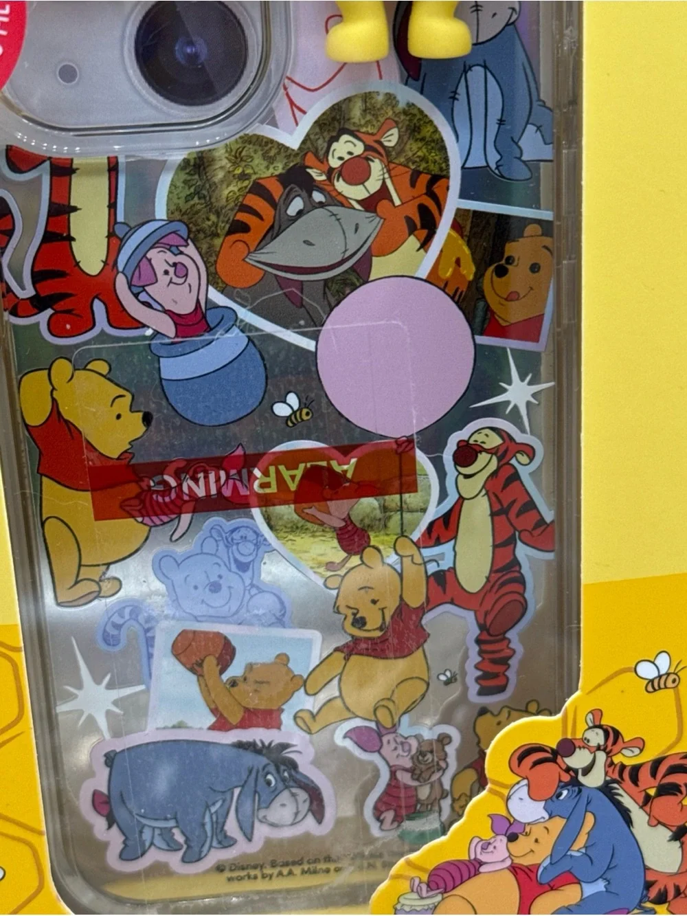 Disney Winnie the Pooh iPhone Case withPooh Tech Buddy - Yellow & Red 13/14/15